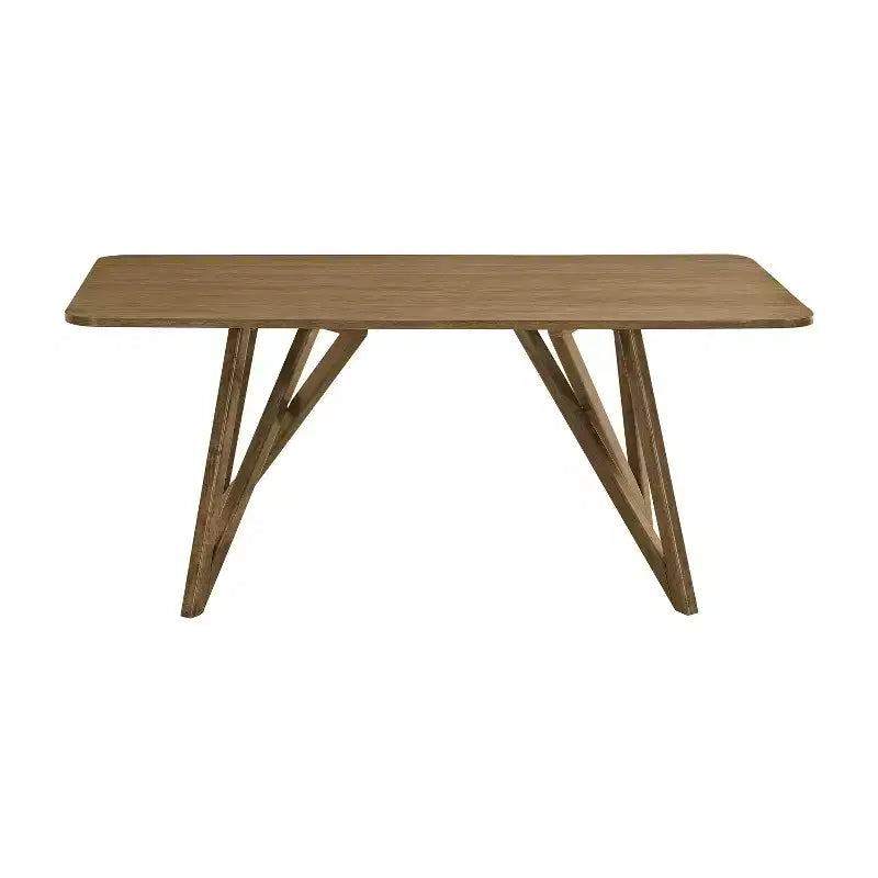 Table à manger de 178 cm, pieds croisés type trépied