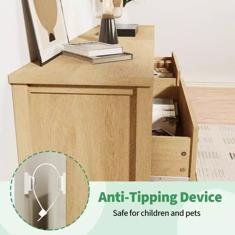 Commode à 3 tiroirs pour chambre à coucher, commode cannelée de 80 cm de large, table de chevet moderne en bois pour chambre d'enfants, couloir, salon