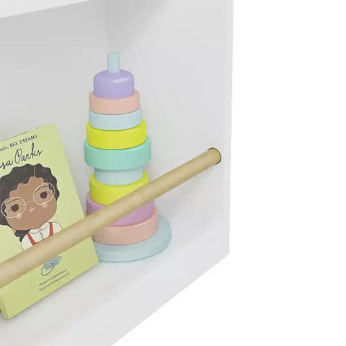 Bibliothèque pour enfants à 3 niveaux, étagère de rangement pour livres de bébé pour salle de jeux, chambre d'enfant