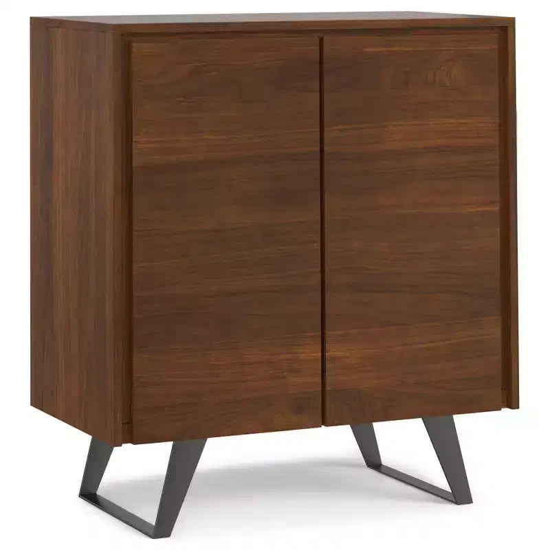 Mitchell 39 inch Wide Solid Wood Modern Industrial Medium Storage Cabinet