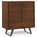 Mitchell 39 inch Wide Solid Wood Modern Industrial Medium Storage Cabinet