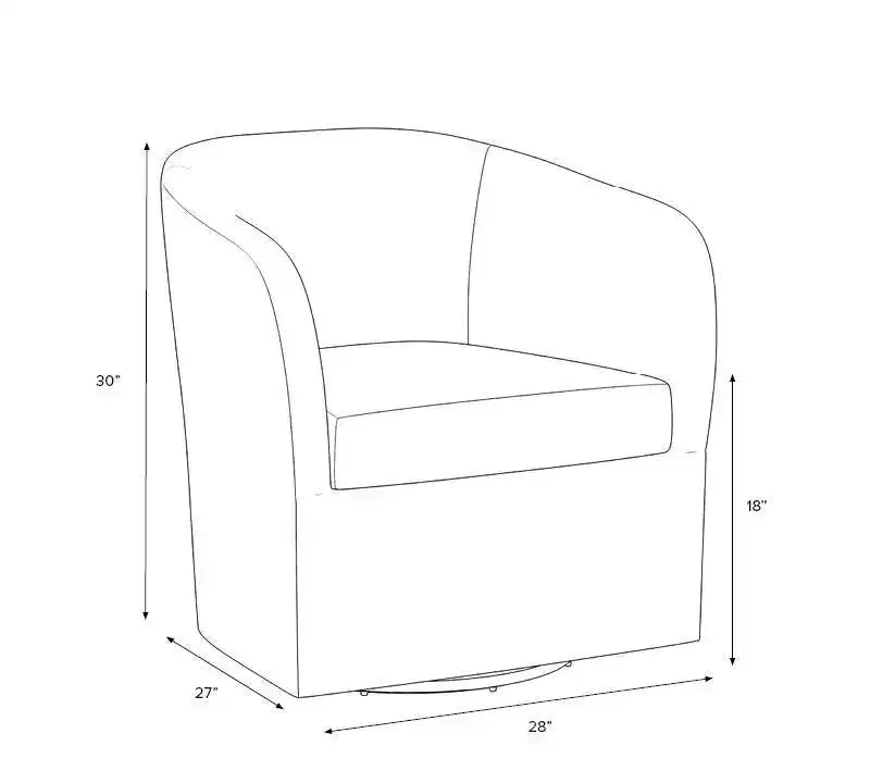 Chaise pivotante