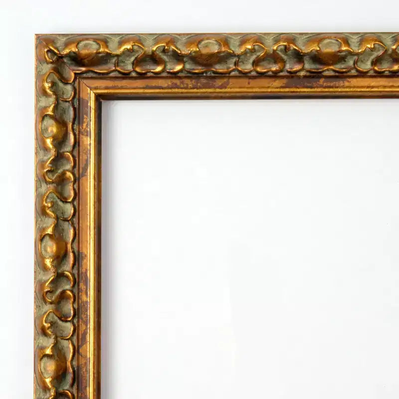 Miroir mural de salle de bain en bois, bronze antique, non biseauté